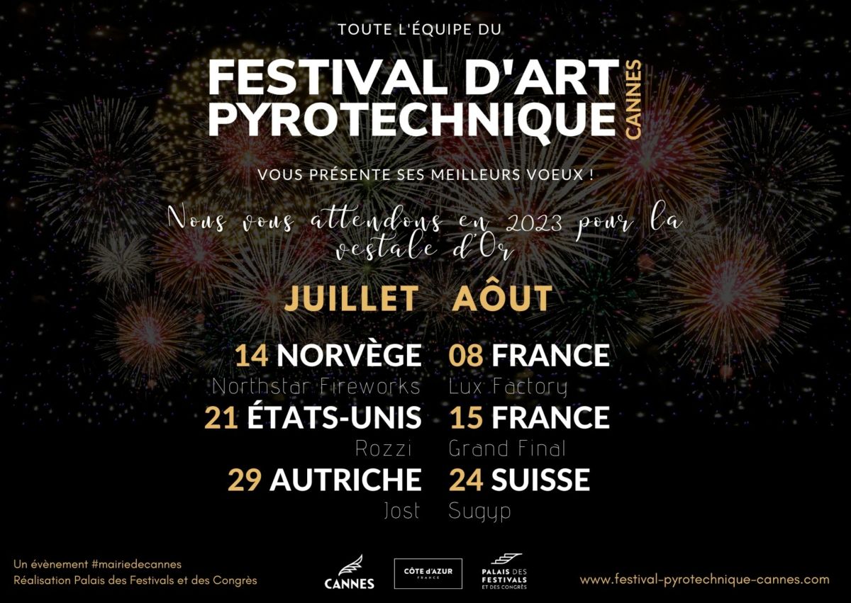 Vivez les feux d’artifice autrement à Cannes !