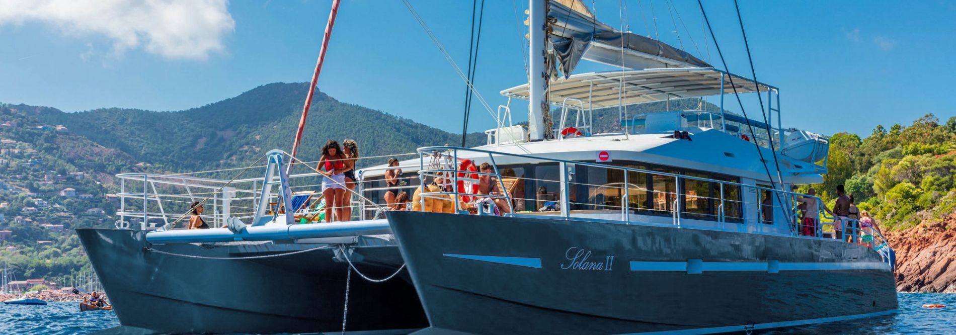 Sortie en mer du Catamaran Solana